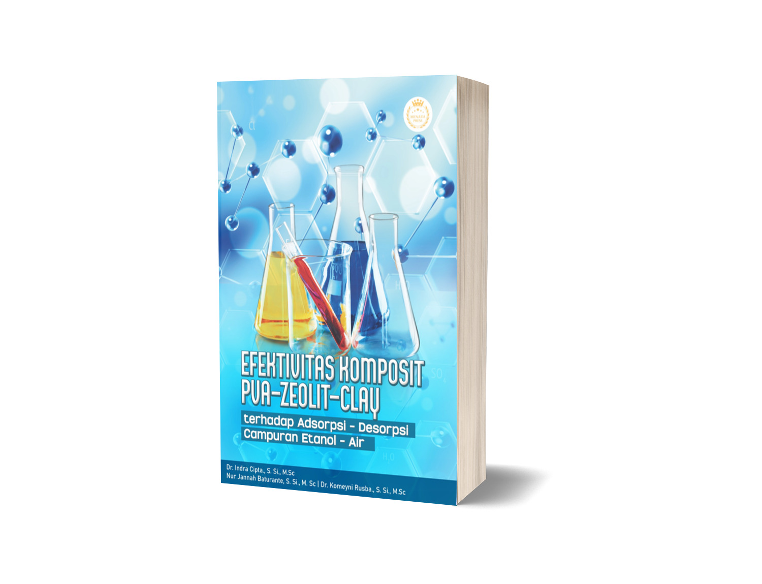 EFEKTIVITAS KOMPOSIT PVA-ZEOLIT - CLAY TERHADAP ADSORPSI - DESORPSI CAMPURAN ETANOL-AIR